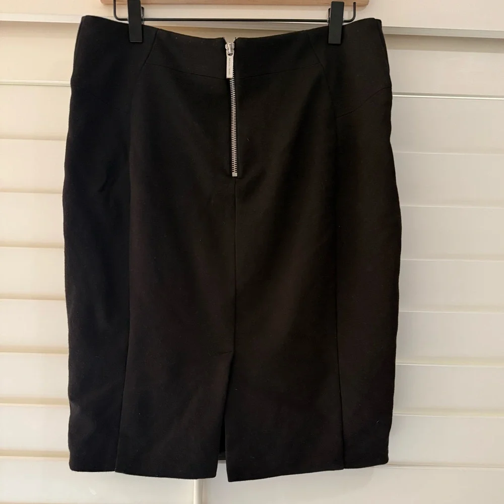 Michael Kors Black Pencil Skirt with Zipper Accents - Picture 2 of 5